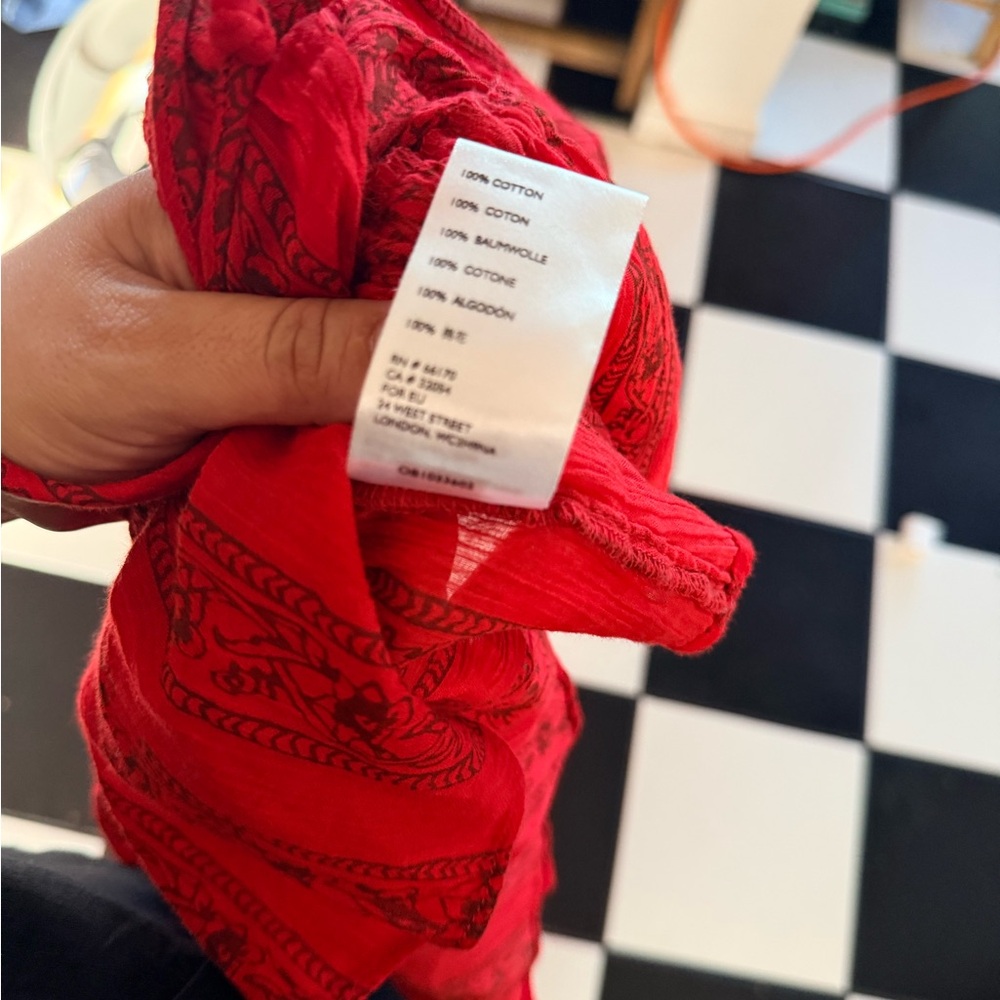 Free People Scarlet Peasant Blouse - Picture 7 of 7